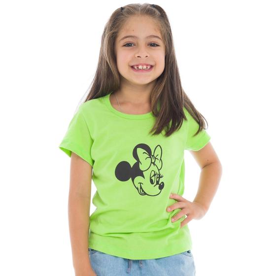 Imagem de Camiseta T-shirt Babylook Feminina juvenil 2 à 16 anos Meninas