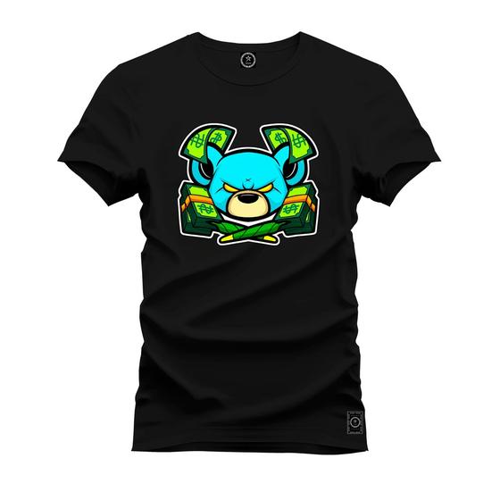 Imagem de Camiseta T-Shirt Confortável Estampada Urso Blad Mond