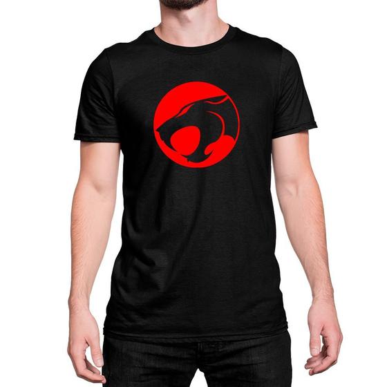 Imagem de Camiseta T-Shirt Desenho Retrô Thundercats Logo Algodão