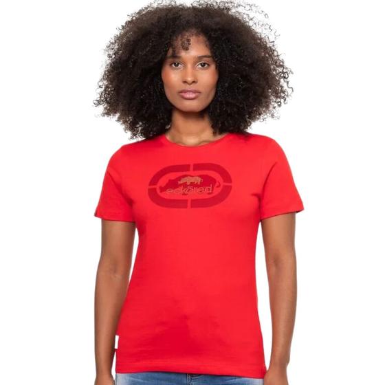 Imagem de Camiseta T-Shirt Feminina Ecko Urb Vermelha J824A Vermelho