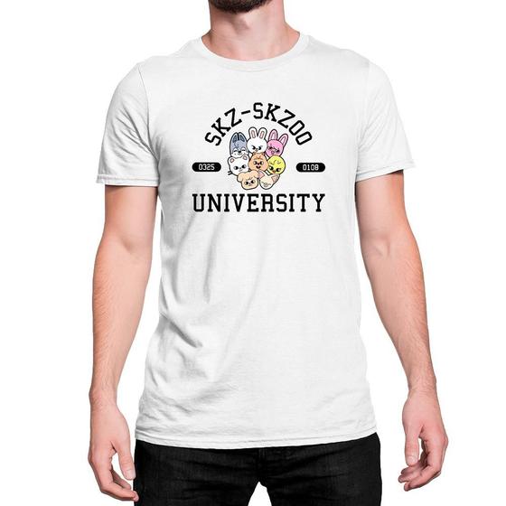 Imagem de Camiseta T-Shirt Kpop Stray Kids SKZ SKZOO University