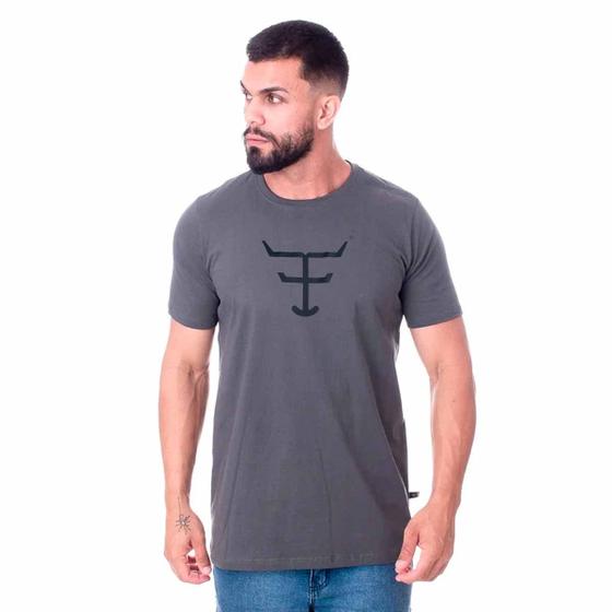 Imagem de Camiseta T-Shirt Masculina CM589 Texas Farm Original Gola Redonda Moda Country Novidade Agro Top