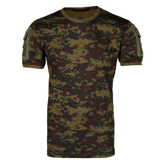 Imagem de Camiseta T-Shirt Masculina Tática Ranger Bélica Camuflada Digital Argila