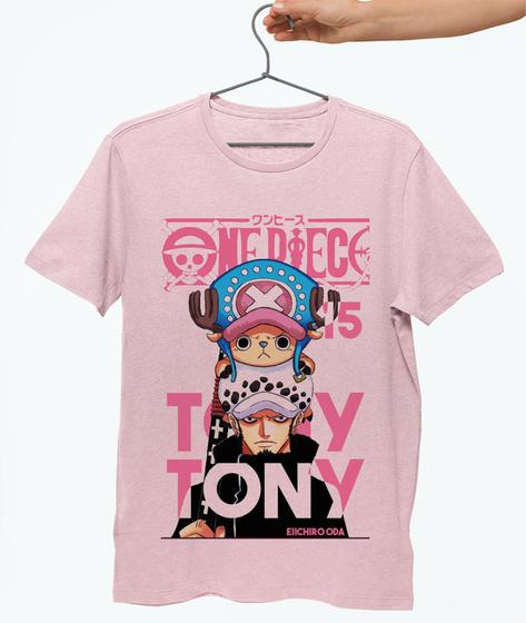 Imagem de Camiseta T-shirt One Piece Tony Tony e Law - Anime