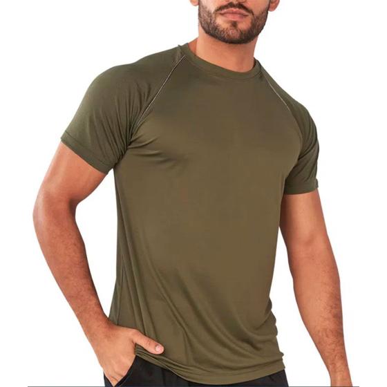 Imagem de Camiseta T-Shirt Raglan Sport Masculino Conforto e Frescor Delrio