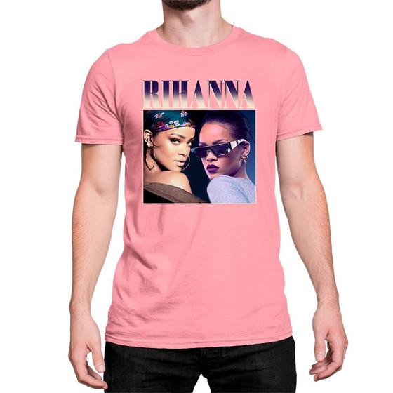 Imagem de Camiseta T-Shirt Rihanna Cantora POP R&B Hip Hop Algodão