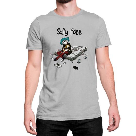 Imagem de Camiseta T-Shirt Sally Face Gato Cat Colchão Algodão