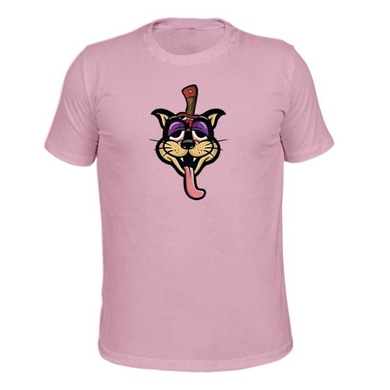 Imagem de Camiseta T-Shirt Tecido Macio Lingua Gato