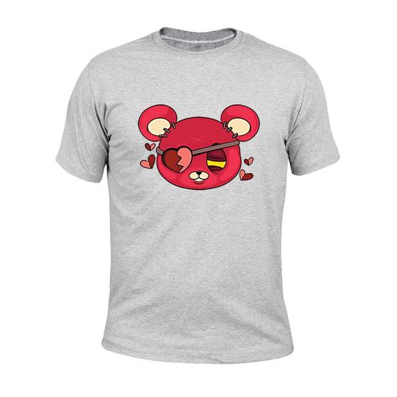 Imagem de Camiseta T-Shirt Tecido Macio Urso Coração