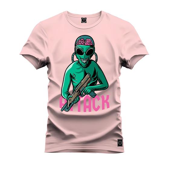 Imagem de Camiseta T-Shirt Unissex Eestampada Algodão Attack