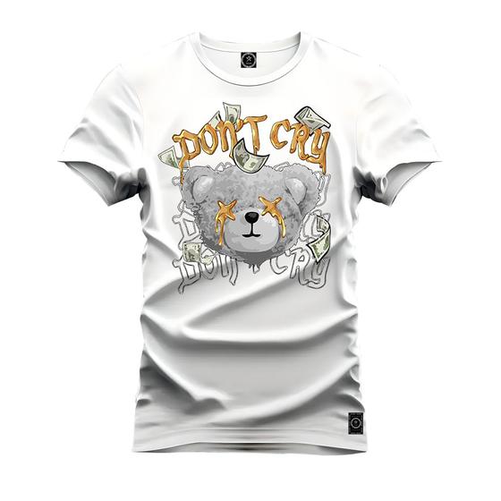 Imagem de Camiseta T-Shirt Unissex Eestampada Algodão Urso Ponty Cry