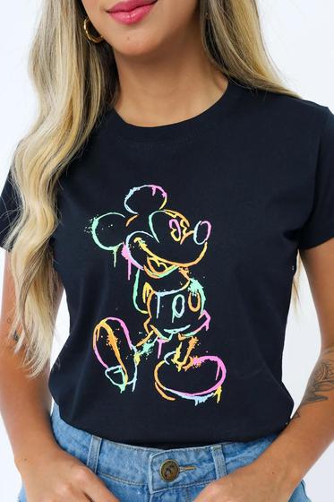 Imagem de Camiseta T-shirts feminina Mickey colorido