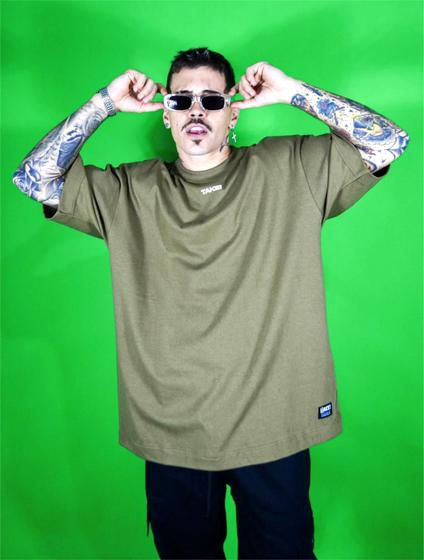 Imagem de Camiseta Take Tkcov01 Oversized Verde Militar Verde Militar