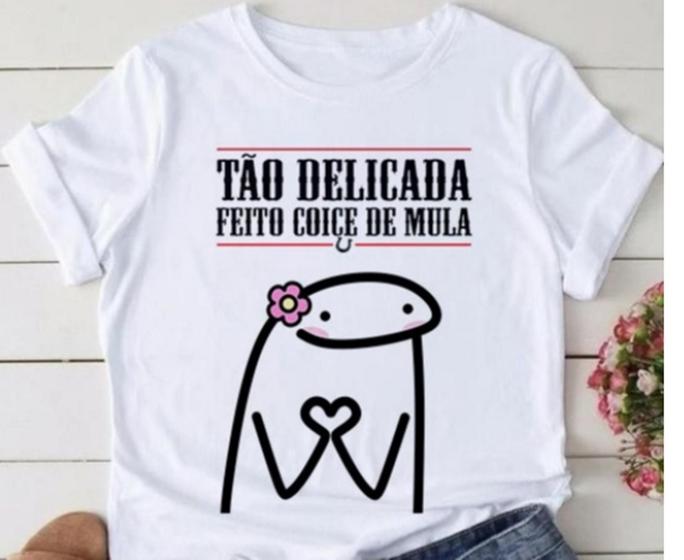 Imagem de Camiseta Tao Delicada quanto coice de Mula em algodão