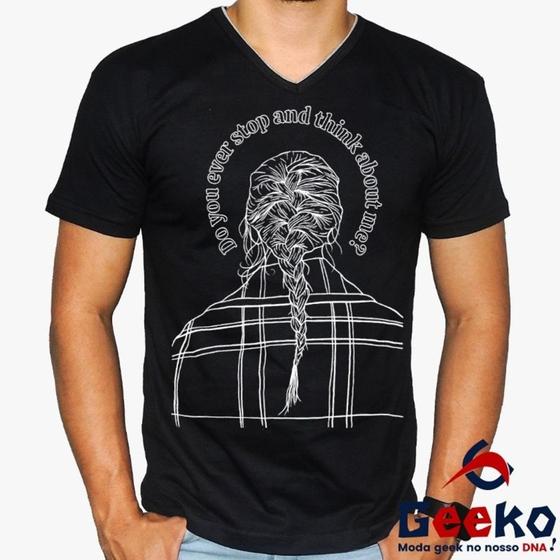 Imagem de Camiseta Taylor Swift 100% Algodão Do you ever stop and think about me Pop Geeko