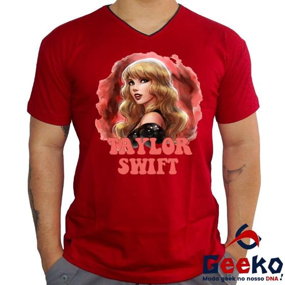 Imagem de Camiseta Taylor Swift 100% Algodão Pop Geeko