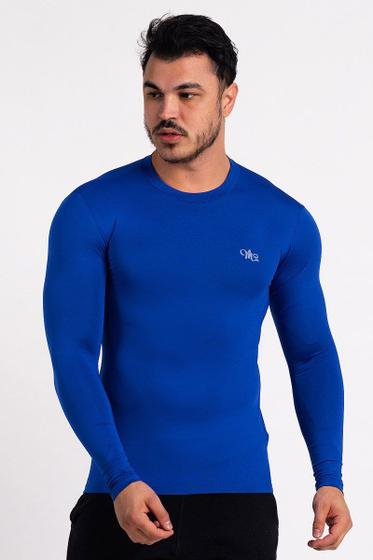 Imagem de Camiseta Térmica Manga Longa Masculina Azul Royal