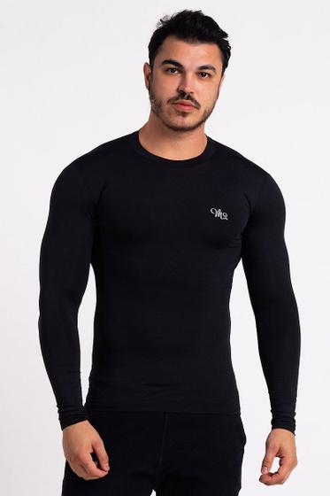 Camiseta Térmica Manga Longa Masculina Preta Menor preço em Camiseta Térmica Manga Longa Masculina Preta