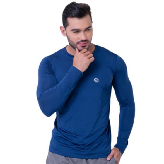 Imagem de Camiseta Térmica Proteção UV 50+ Camisa Termica Manga longa Segunda Pele LJ Camisa UV Masculina
