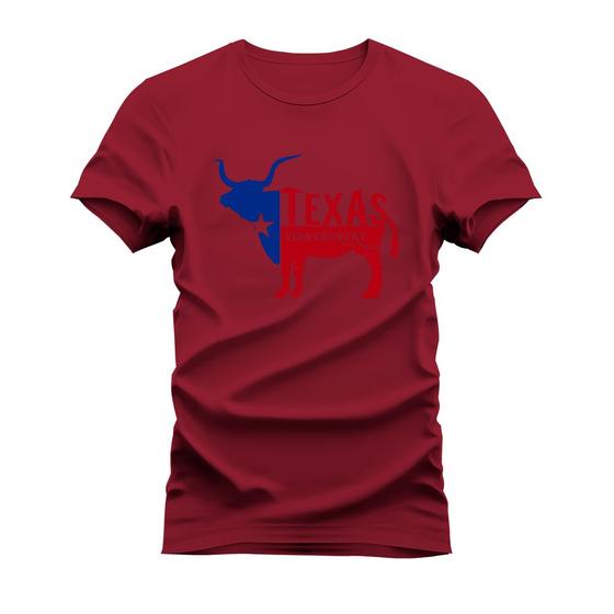 Imagem de Camiseta Texas Vida T-Shirt Algodão Gola Redonda