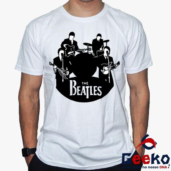 Imagem de Camiseta The Beatles 100% Algodão Rock Geeko