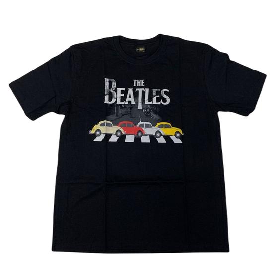 Imagem de Camiseta The Beatles Carro Fusca Sátira Blusa Adulto Hcd515 BM