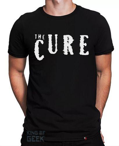 Imagem de Camiseta The Cure Banda Rock Gótico Dark Clássico Anos 80