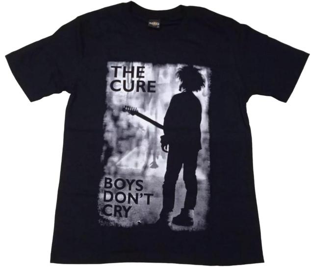 Imagem de Camiseta The Cure Boys Don't Cry Blusa Rock Preta Hcd628 MB