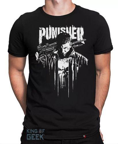 Imagem de Camiseta The Punisher Geek Camisa Justiceiro Caveira