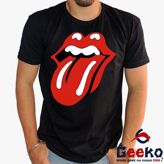 Imagem de Camiseta The Rolling Stones 100% Algodão Banda de Rock Geeko