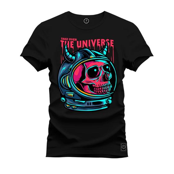 Imagem de Camiseta The Universe Plus Size Forma Grande T-Shirt Estampada Varias Cores