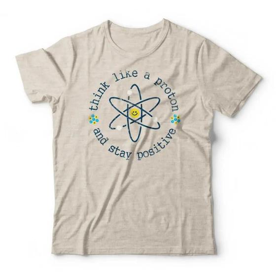 Imagem de Camiseta Think Like A Proton Studio Geek