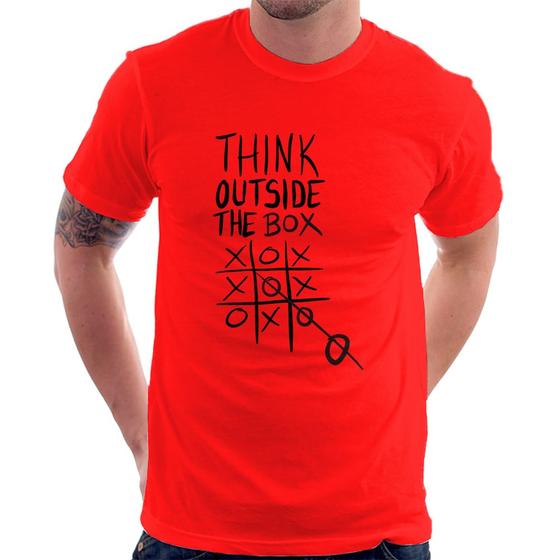 Imagem de Camiseta Think Outside The Box - Foca na Moda