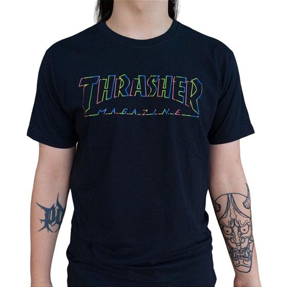 Imagem de Camiseta Thrasher ORIGINAL Spectrum preta