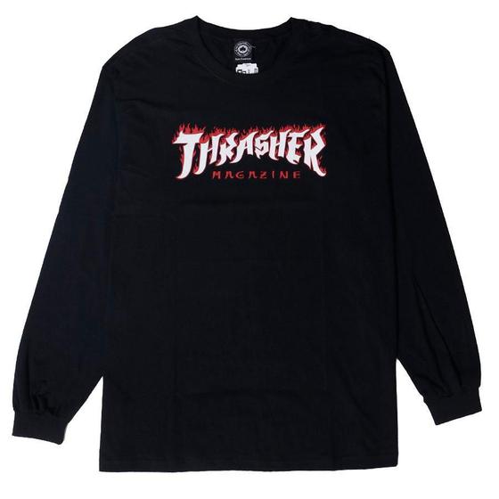 Imagem de Camiseta Thrasher Possessed Logo M/L Preto