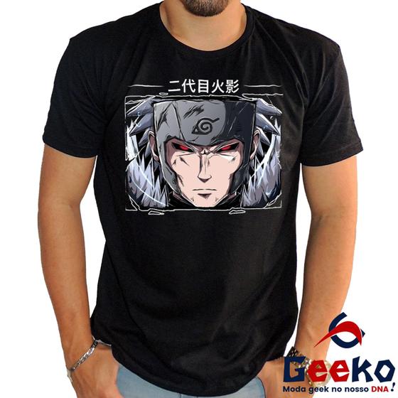 Imagem de Camiseta Tobirama Senju 100% Algodão Nidaime Hokage 2 Segundo Hokage Anime Naruto Geeko