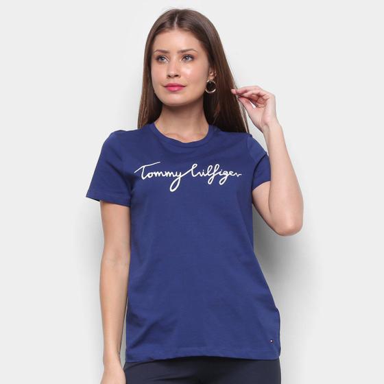 Imagem de Camiseta Tommy Hilfiger Crew Neck Graphic Tee Feminina
