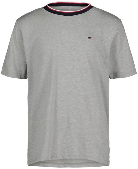 Imagem de Camiseta Tommy Hilfiger de manga curta para meninos YD Ringer 2T cinza