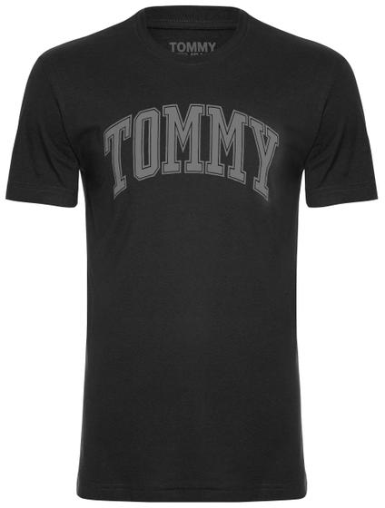 Imagem de Camiseta Tommy Jeans Masculina Regular Collegiate Arc Preta