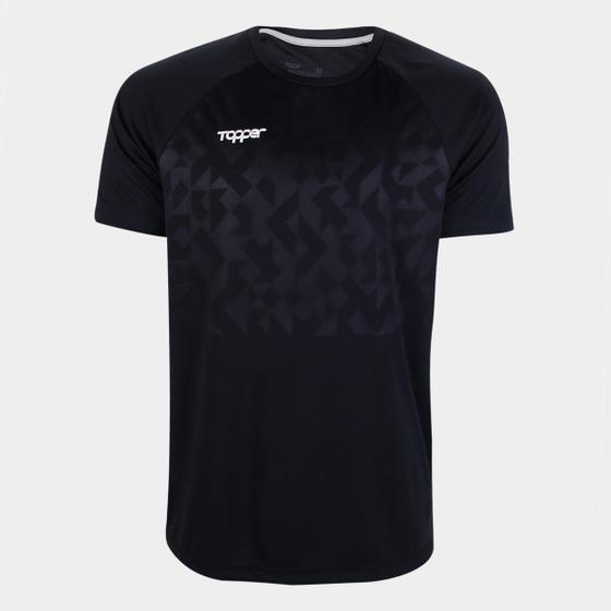 Camiseta Topper Fut Camp IV Masculina Menor preço em Camiseta Topper Fut Camp IV Masculina