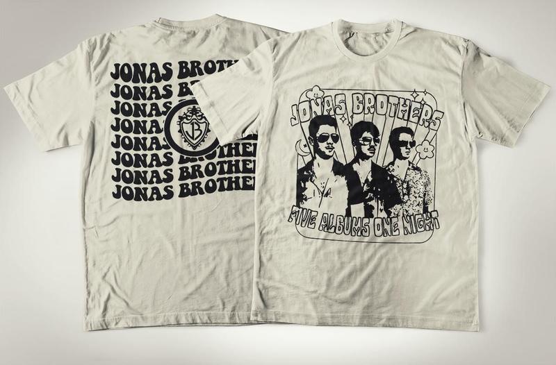 Imagem de Camiseta Tradicional Algodão Banda Jonas Brothers Pop Music