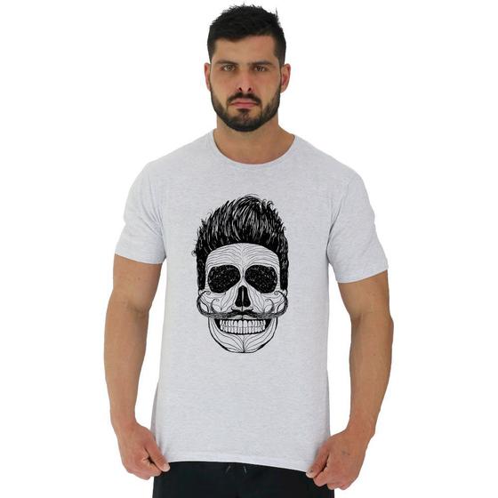 Imagem de Camiseta Tradicional Manga Curta MXD Conceito Caveira Sorriso Contagiante