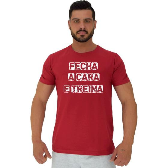 Imagem de Camiseta Tradicional Manga Curta MXD Conceito Fecha A Cara E Treina