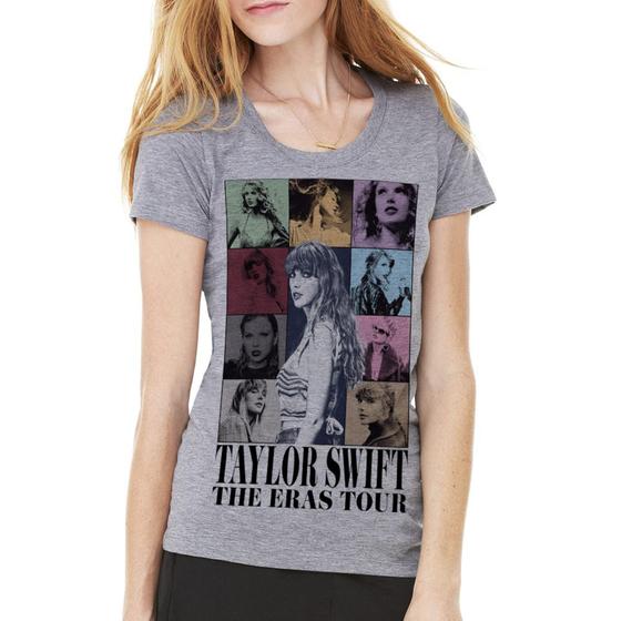 Imagem de Camiseta Tradicional Preta Taylor Swift Eras Tour 2023