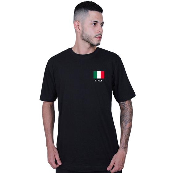 Imagem de Camiseta Tradicional Unissex Algodão Itália País Italy