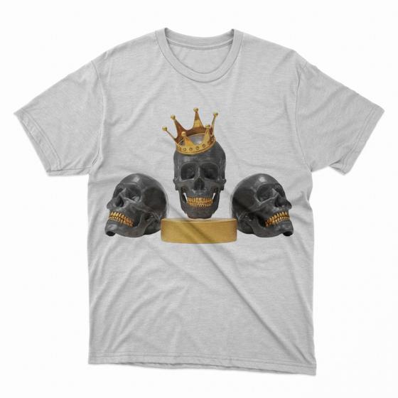 Imagem de Camiseta Tres Caveiras Linha Premium 100% Algodão Verão