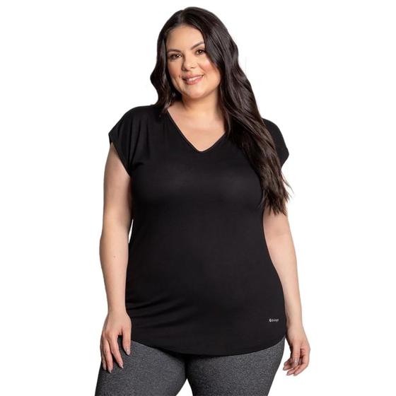 Imagem de Camiseta Trinys Fluidity Essential A-874 Plus Size Feminina