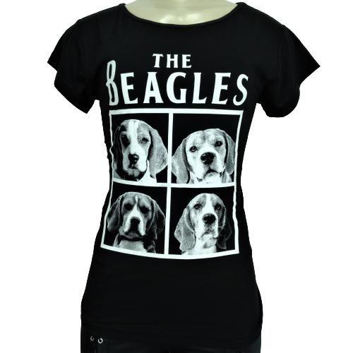 Imagem de Camiseta Tshirt Baby Look Feminina The Beatles The Beagles