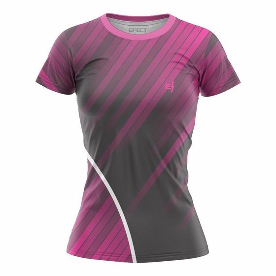 Imagem de Camiseta Tshirt Feminina Efect Esportiva Academia Caminhada Proteção UV50