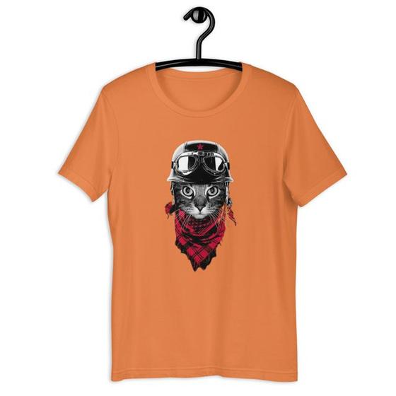 Imagem de Camiseta Tshirt Masculina - Gato Aviador